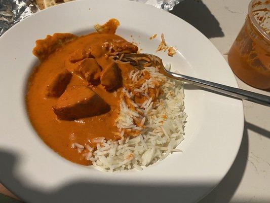 Take out Chicken Tikka Masala