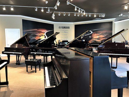 Yamaha piano showroom in Bellevue