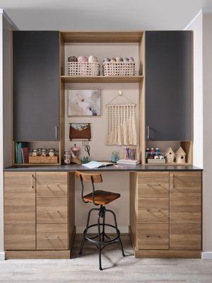 Craft Room Design by Inspired Closets Vermont.