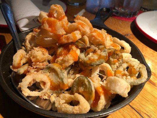 Crispy calamari