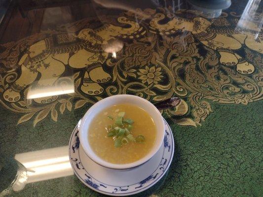 Egg flower soup