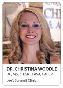 Dr Christina Woodle
Chiropractor
Acupuncturist
Specialized in Pediatrics and Pregnancy Care