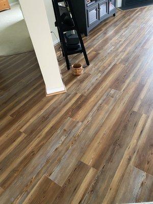 Go with Luxury Vinyl Plank (LVP). You'll be happy . . .