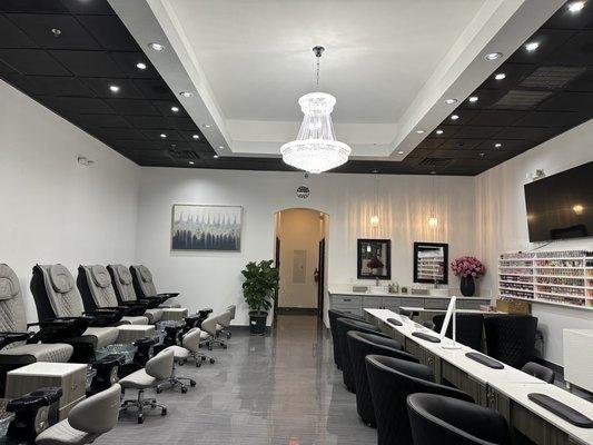 Color nails & spa did remodel under new owner