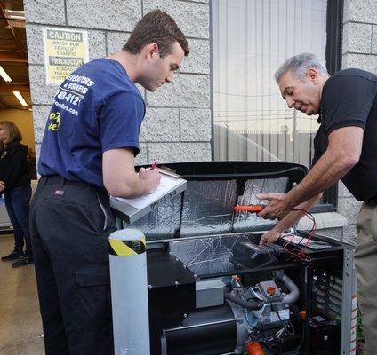 Commercial Generator On-Site Inspection