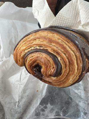 the best chocolate croissant you'll ever have in your life