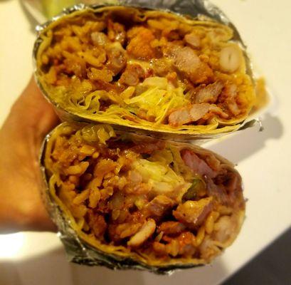 Al Pastor Burrito... definitely one of the best burritos in the world