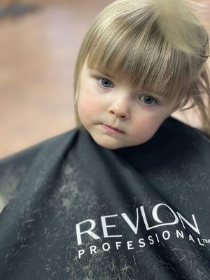 My sweetie getting an awesome haircut!