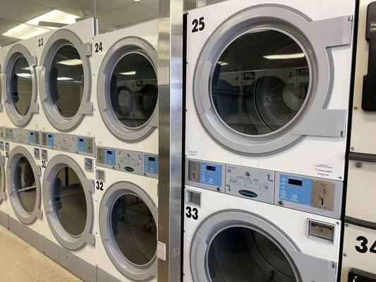 Some of our medium and large dryers.