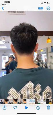 men's haircut