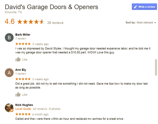 See more of what our customers say at our website, Home Advisor, and Google