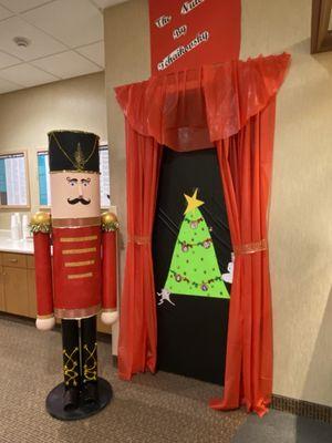 Holiday door contest - this is the doctor's door entry