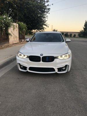 Front bumper that was installed.