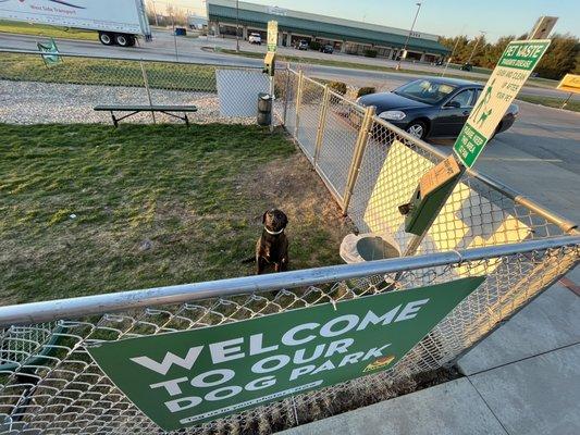 I appreciate the cleanliness of this location, including the dog park. Thank you!