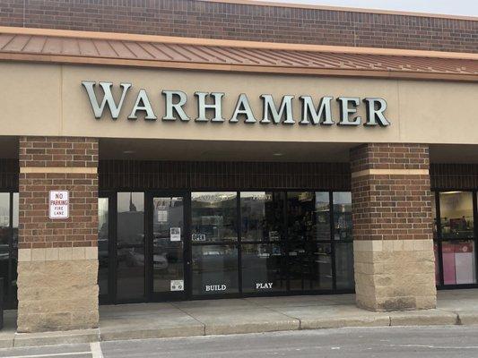 The store front of Warhammer