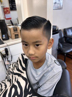 Boy regular hair style