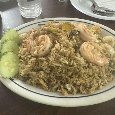 29. Basil Fried Rice with seafood