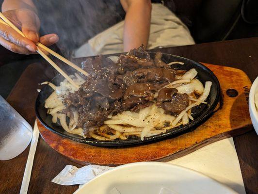 Beef teriyaki plate