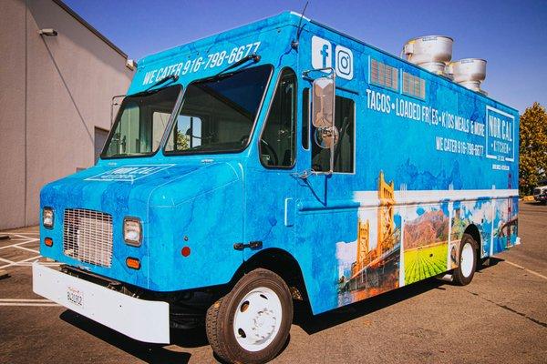 Nor Cal Kitchen Food Truck Wrap