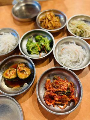 Banchan side dishes yummy