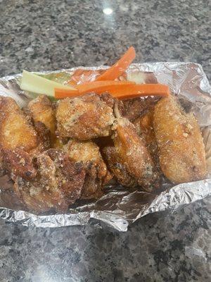 Garlic Parmesan wings