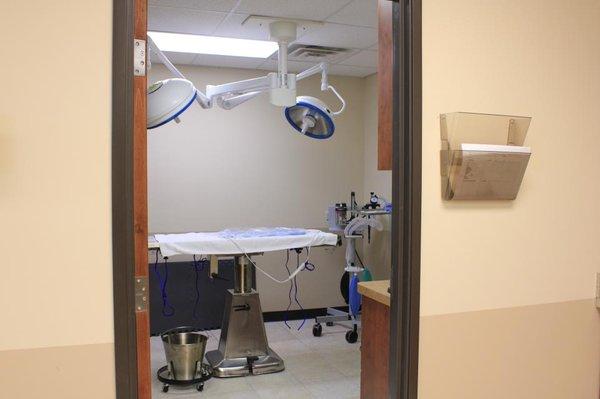 Our surgical suite is always ready for our patients