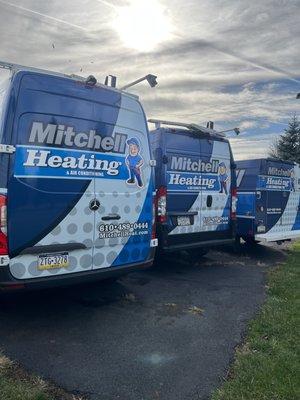 Mitchell Heating and Air Conditioning Repair and installation fleet