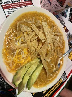 Chicken tortilla soup