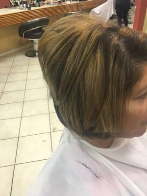 Cut and highlights by Angelica