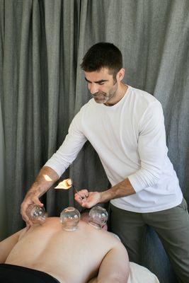 Cupping is great to relax tight muscles