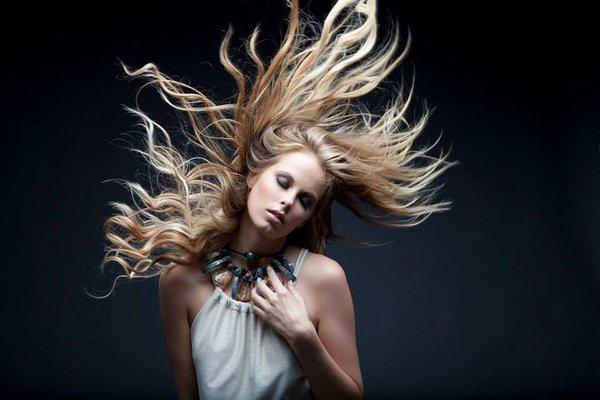 Fashion shoot with Hair Extensions.