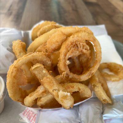 Onion Rings with Ranch