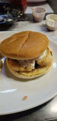 Shrimp burger