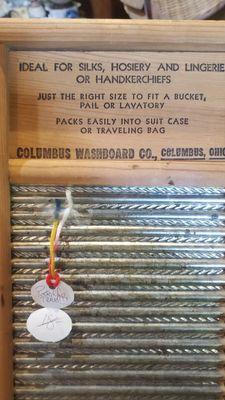 Old washboard