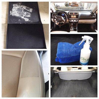 Subaru Outback interior rejuvenated. 50/50 Drivers side seat.