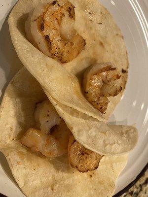 Shrimp street tacos