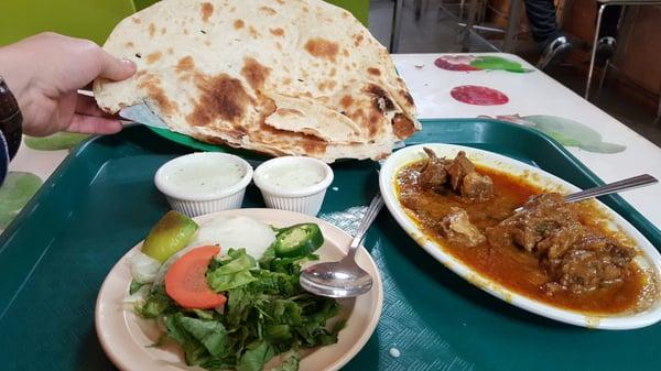 Lamb (Mutton) Curry!! With Naan!! Soo good