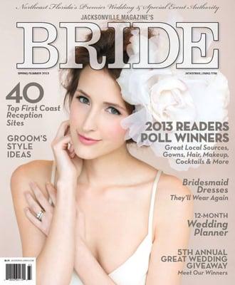 Winner of Jacksonville Magazine 2013 Best Bridal Stylist