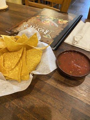 Chips & salsa are good!