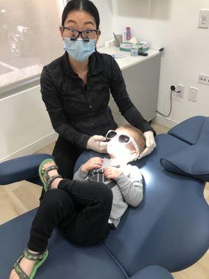 First dentist check-up!  :-)