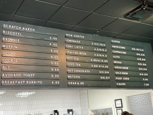 Menu Board 5.27.23