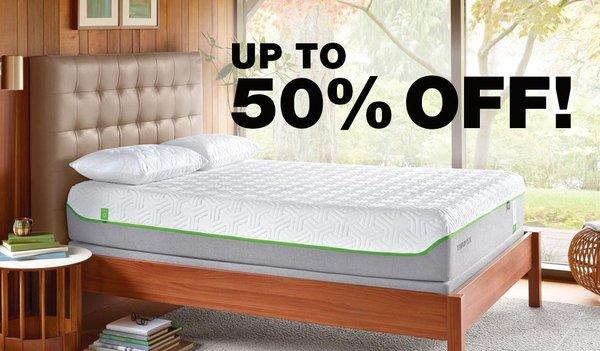 50% off on floor sample mattress are still ongoing come on and check it before it runs out