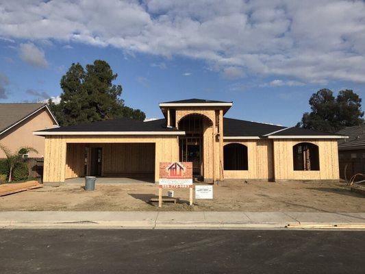 New construction house underway