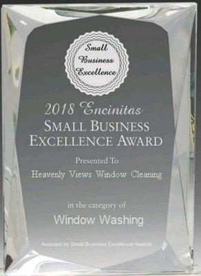 Proud to have received this award for the 4th straight year! Continuing impeccable atte,tion to detail and treating your home as our own.