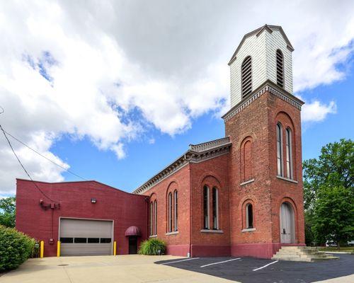 Our 1858 Building facing Gougler Ave. in Kent, OH