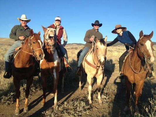 We supply feed for your horses! Love that Montana sky!