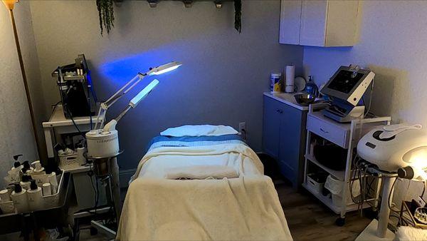 One of the treatment rooms at Absolute Wellness Spa.