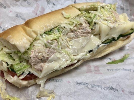 Tuna sub was pretty good today