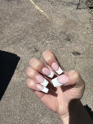 French tips full set.