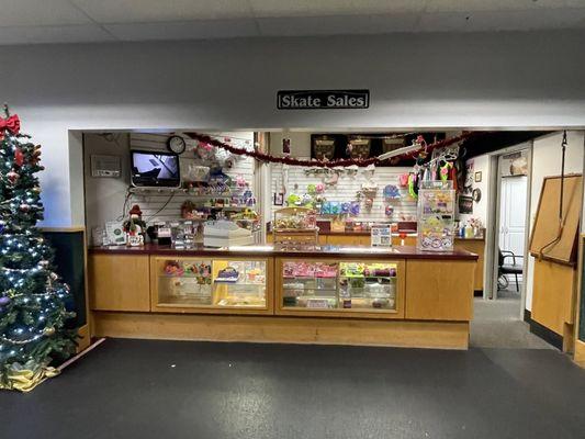 Skate sales and accessories @ Parkview Skating Center.